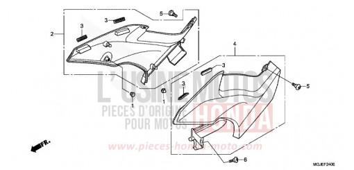 COUVERCLE LATERAL CBF1000FAC de 2012